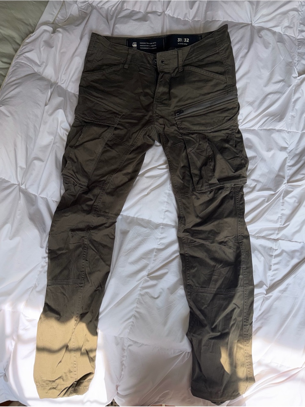 G-Star Olive Green Tactical Cargo Pants